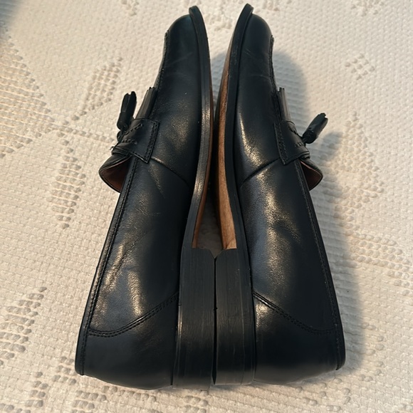 Florsheim Mens Vintage Black Tassel Leather Dress Loafer Classic Leather 7 1/2 D - Picture 7 of 8